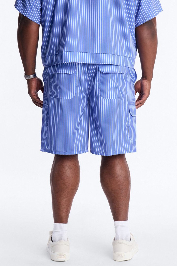 Relaxed Desert Dunes Cargo Short - Blue