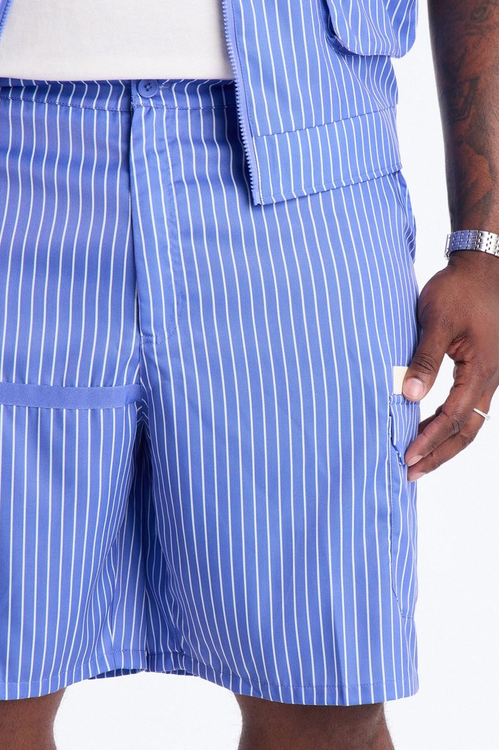Relaxed Desert Dunes Cargo Short - Blue