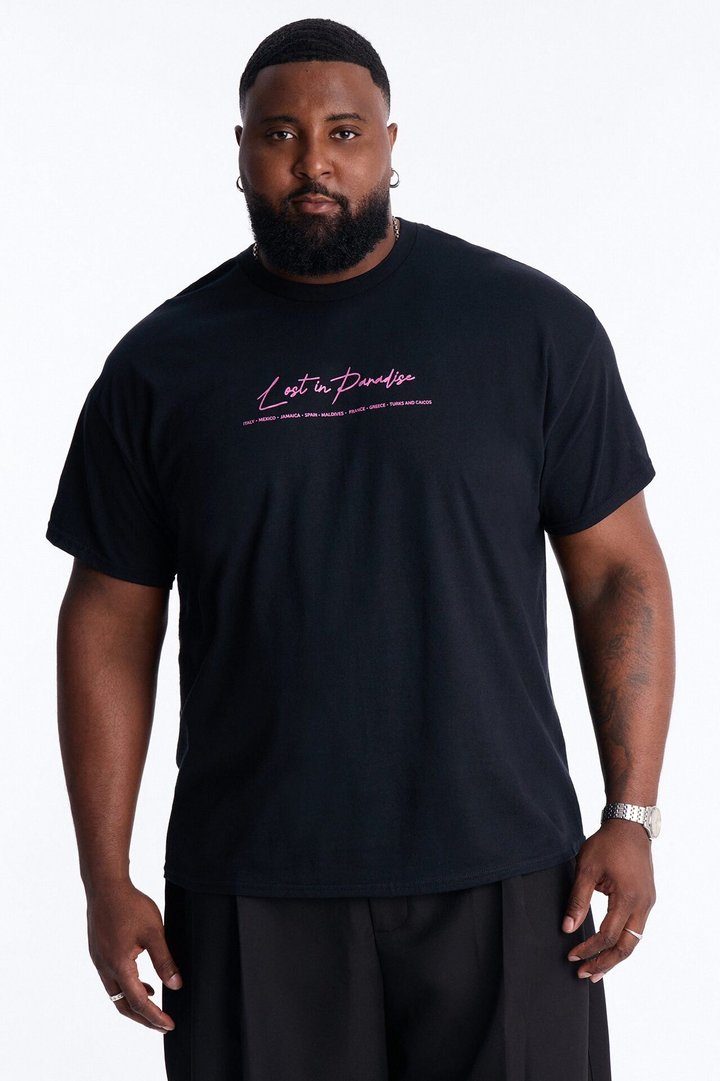 Forever Lost In Paradise Short Sleeve Tee - Black