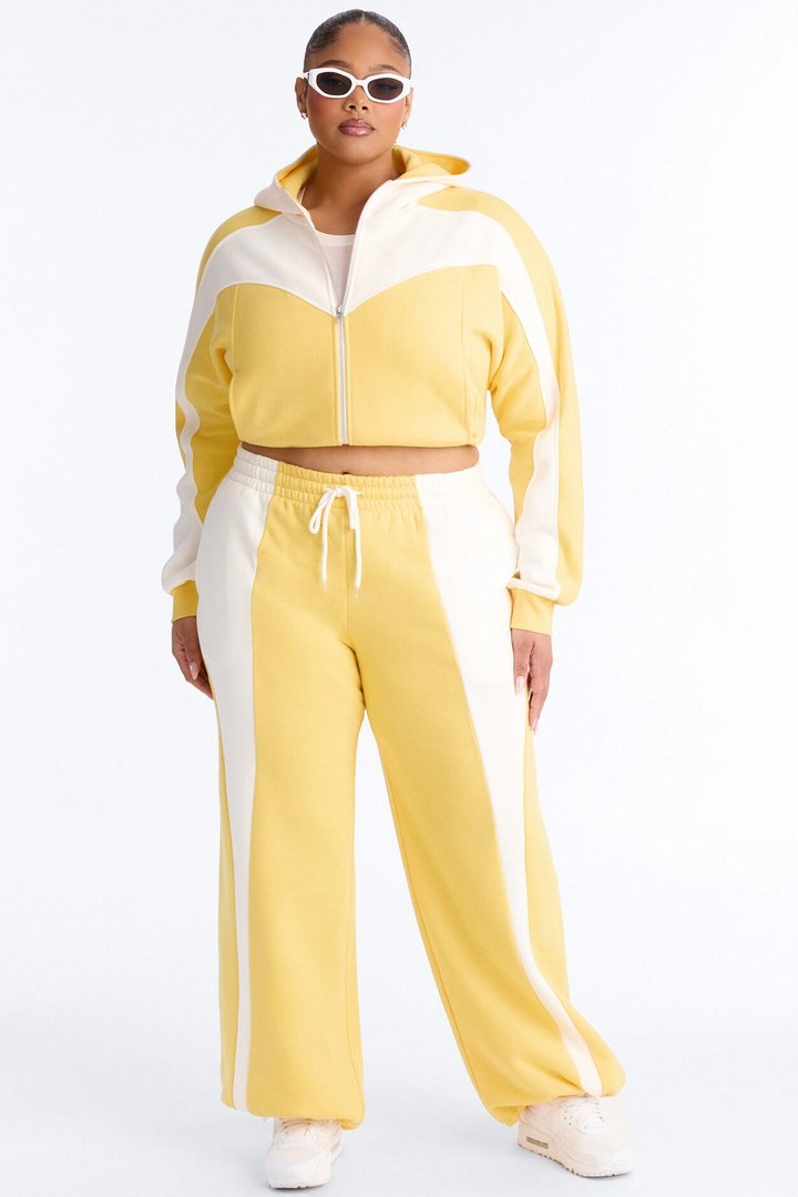 Comfort Coded Fleece Lounge Pant - Yellow