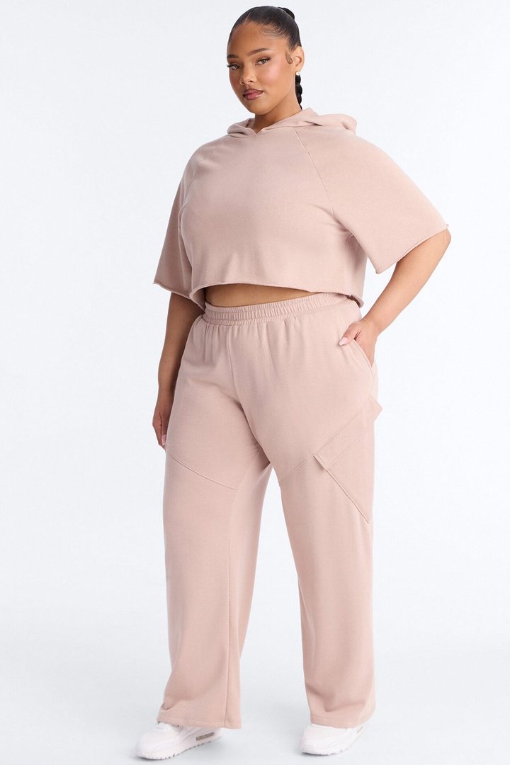 Easy Days French Terry Lounge Pant - Taupe
