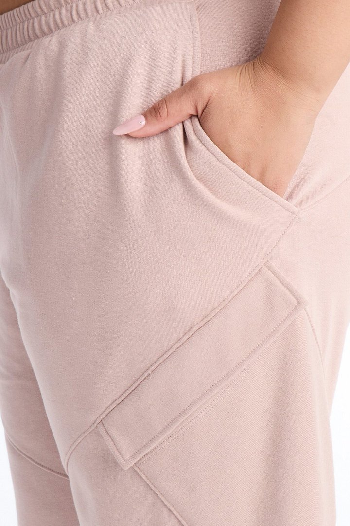 Easy Days French Terry Lounge Pant - Taupe