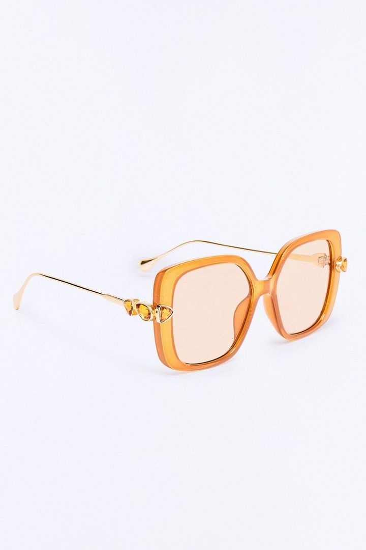 Sparkle In My Eye Sunglasses - Brown