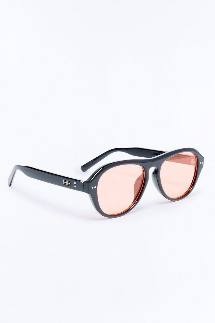 Dancing Disco Doll Sunglasses - Black/Red