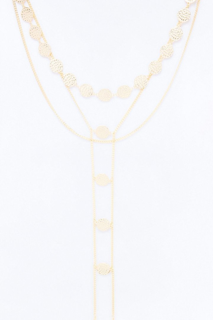 Tulum Escape Lariat Necklace - Gold