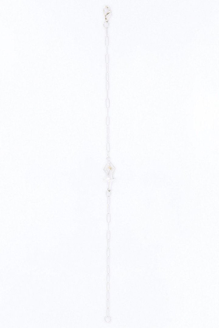 Astrastar Chain Link Bracelet - Silver