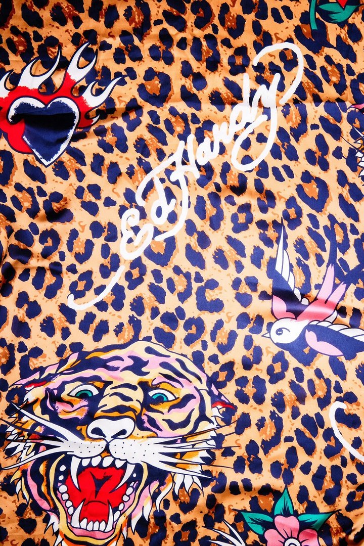 Easy Tiger Ed Hardy Head Scarf - Leopard