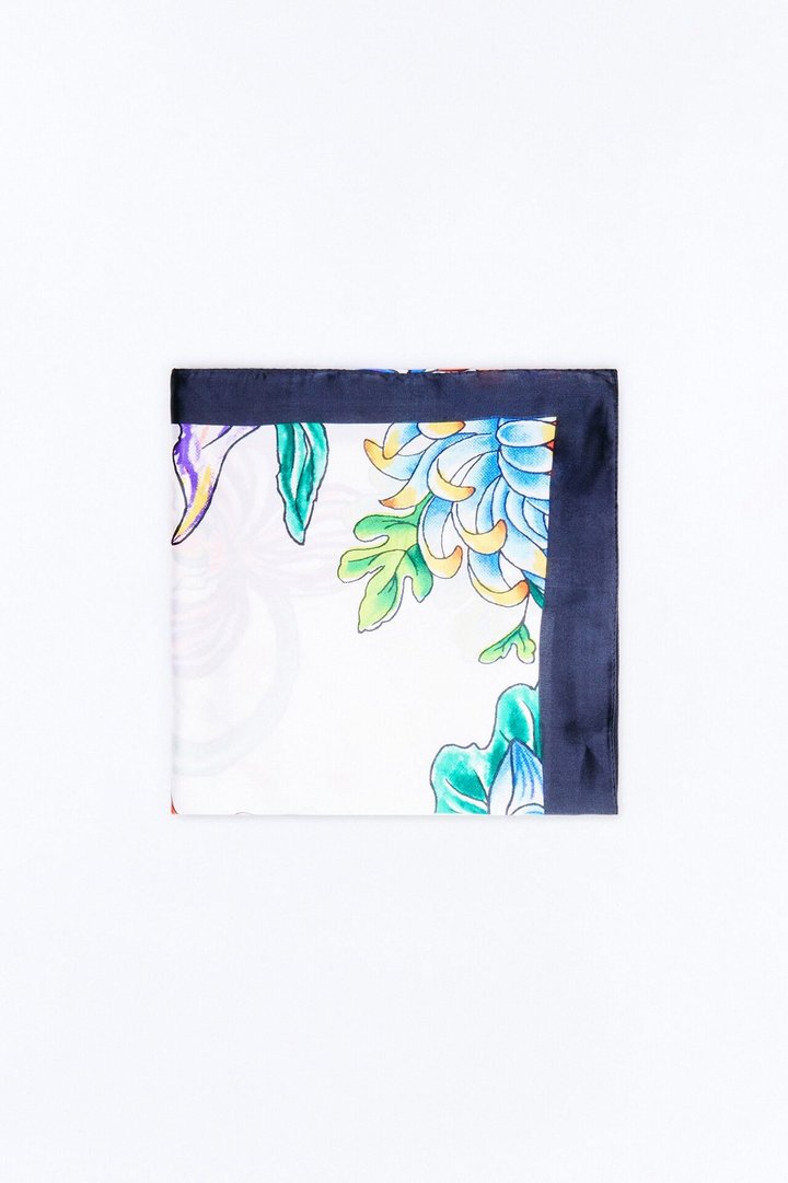 In Bloom Ed Hardy Head Scarf - Ivory/combo