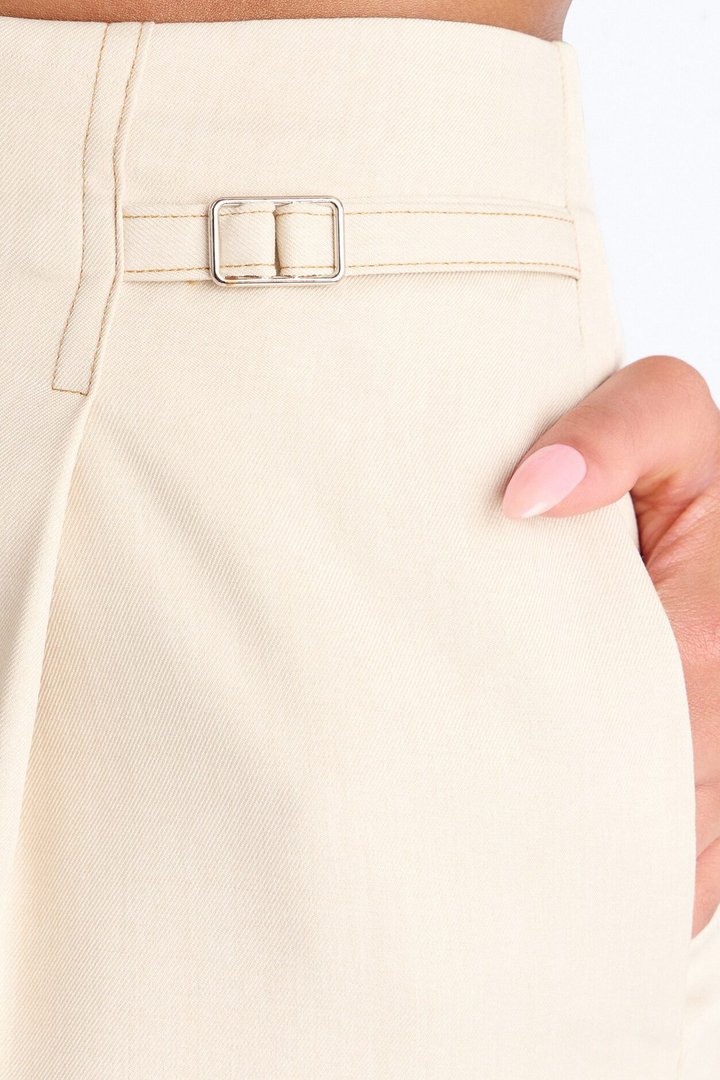 Angela High Rise Trouser Pant 33″ - Stone