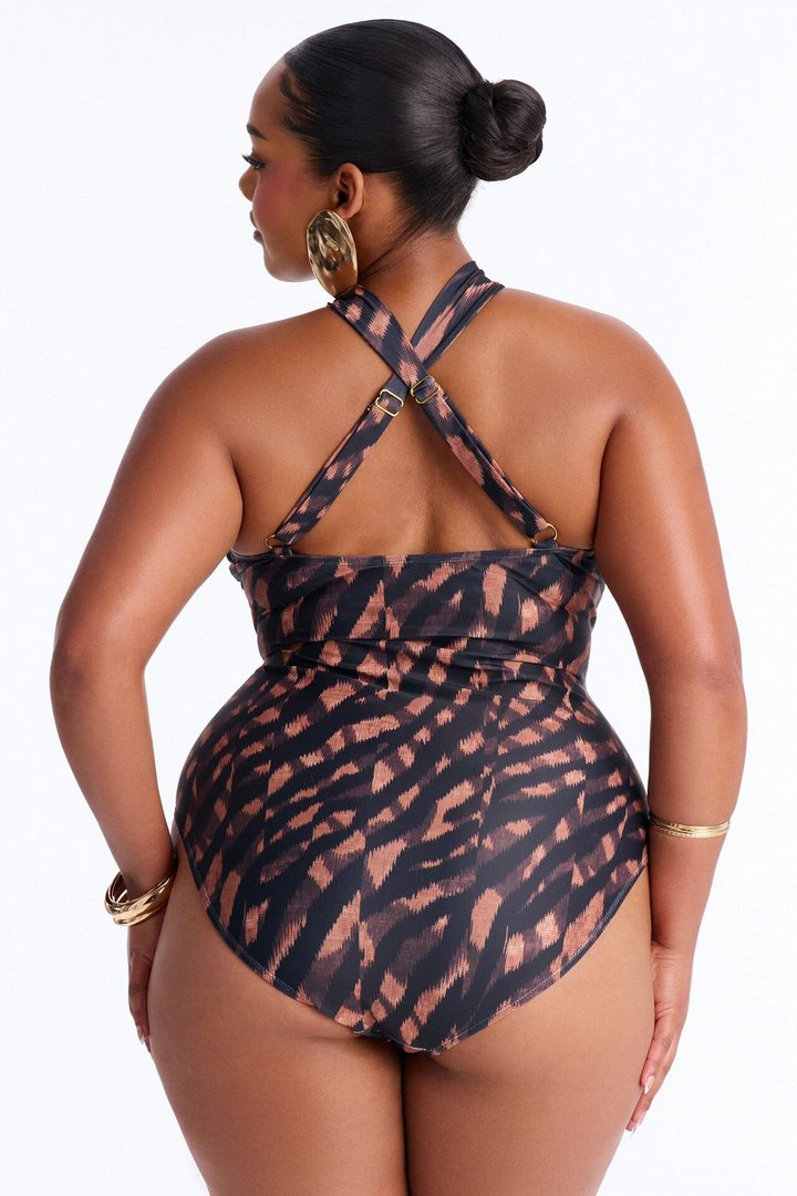 By Your Side 1 Piece Swimsuit - Black/combo