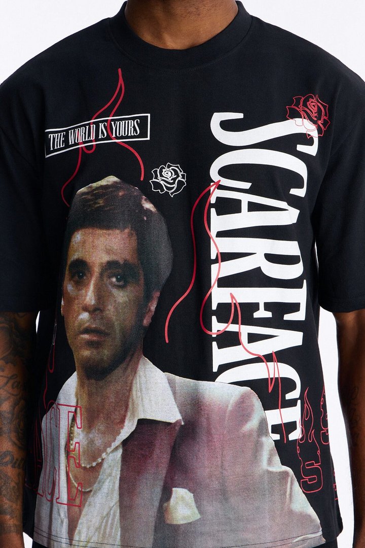 Scarface Always Tell The Truth Short Sleeve Tee - Black
