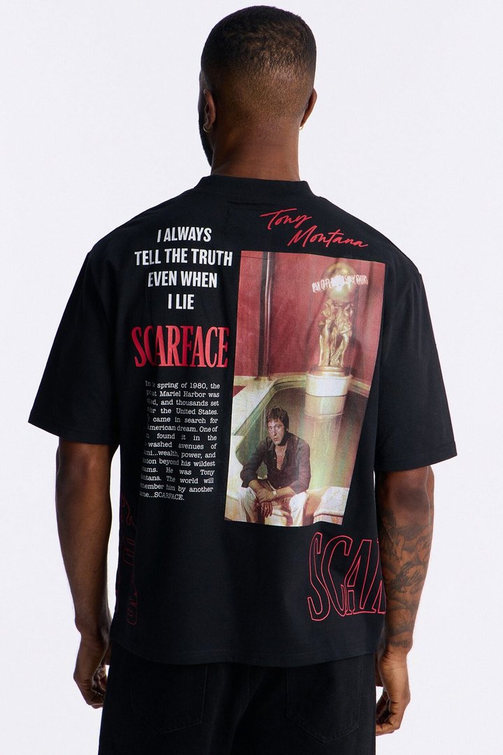 Scarface Always Tell The Truth Short Sleeve Tee - Black