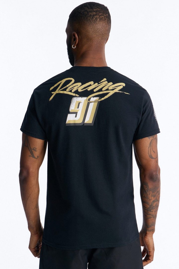 Final Lap Racing Short Sleeve Tee - Black