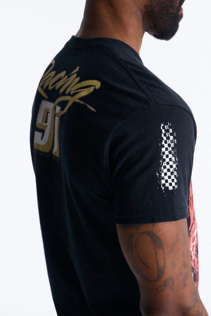 Final Lap Racing Short Sleeve Tee - Black