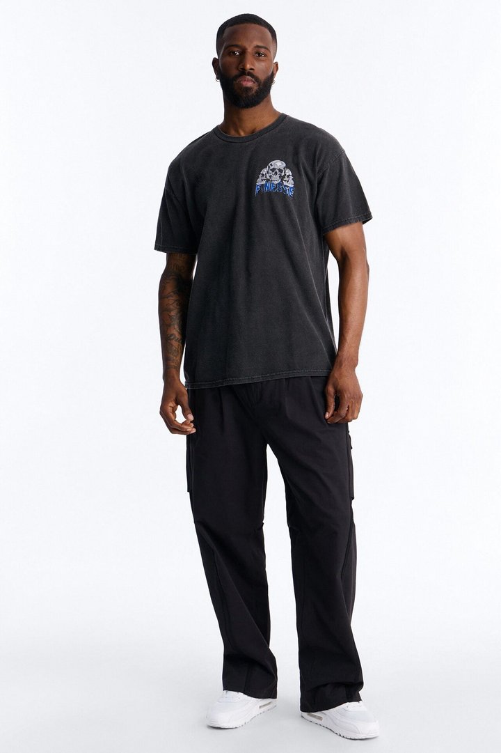 Barrel Accordion Pant - Black