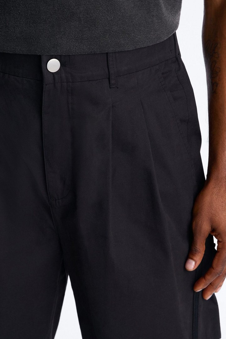 Barrel Accordion Pant - Black