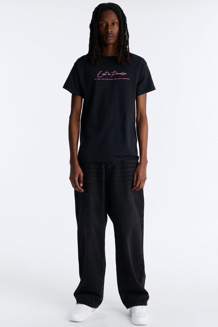 Forever Lost In Paradise Short Sleeve Tee - Black
