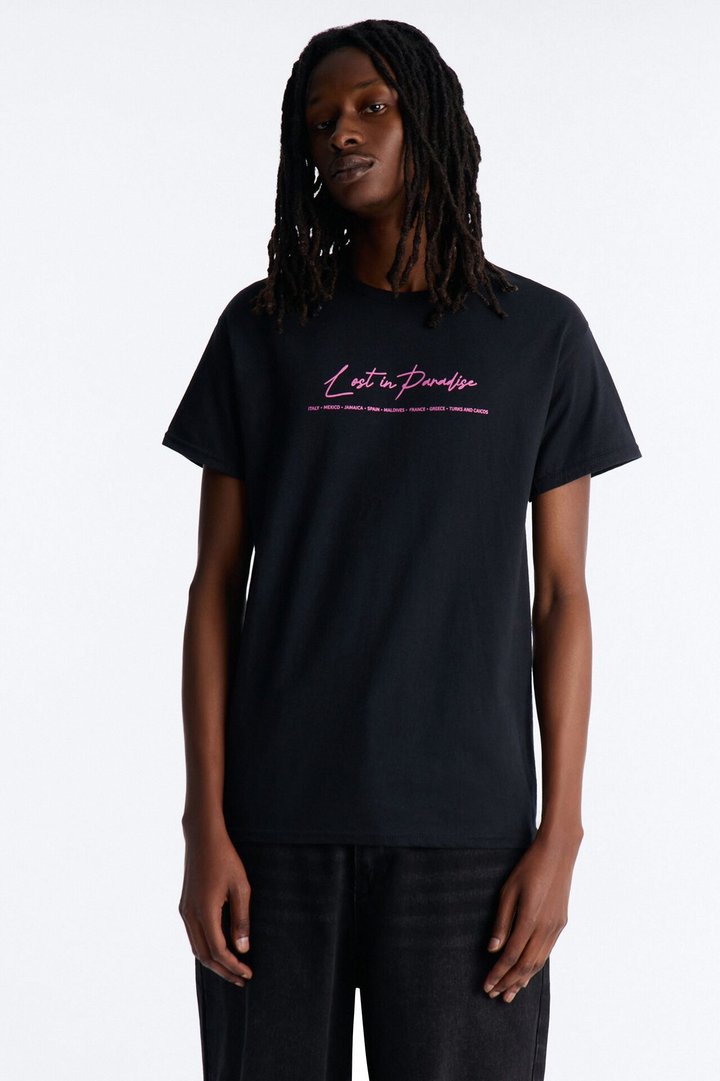 Forever Lost In Paradise Short Sleeve Tee - Black