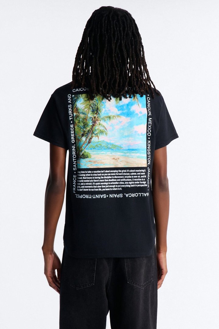 Forever Lost In Paradise Short Sleeve Tee - Black