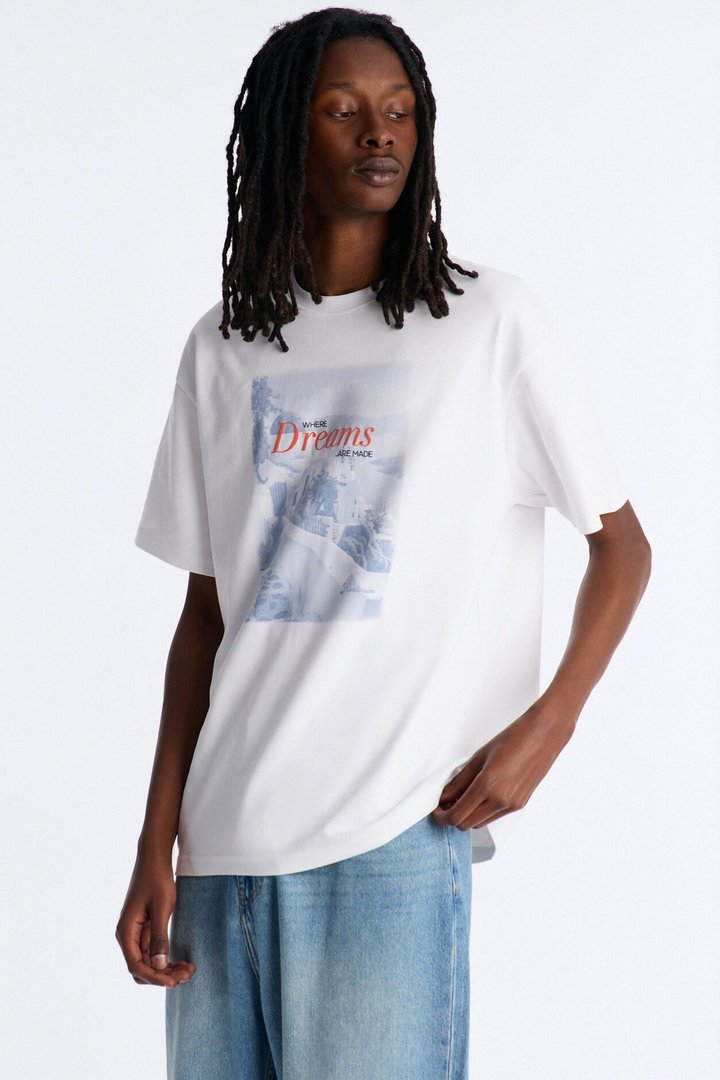 Santorini Dreams Short Sleeve Tee - White