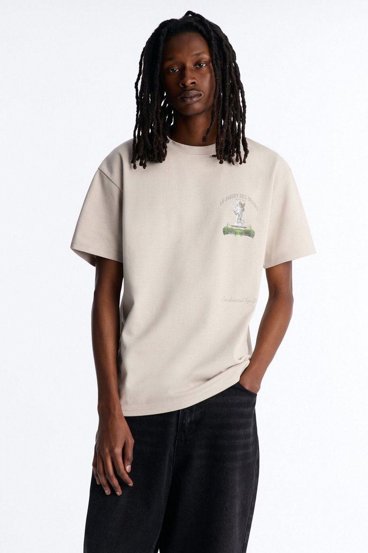 Le Jardin Des Desirs Short Sleeve Tee - Beige