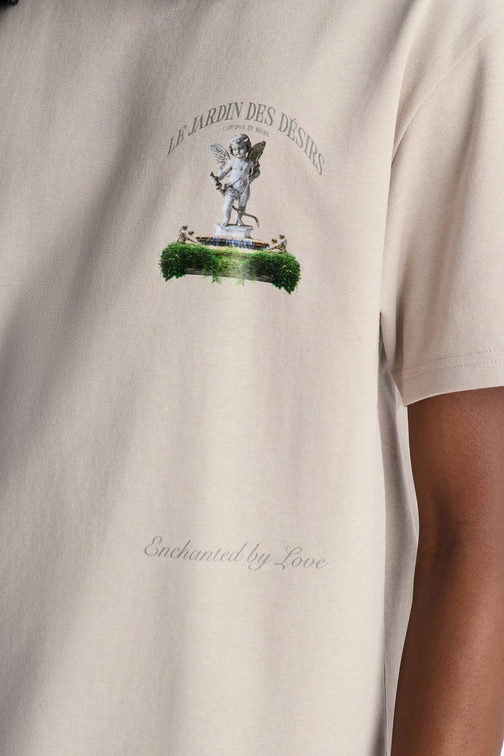 Le Jardin Des Desirs Short Sleeve Tee - Beige