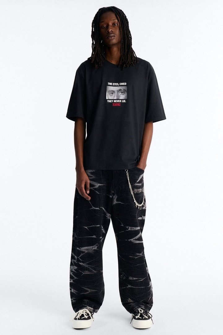 Scarface The Eyes Chico Short Sleeve Tee - Black