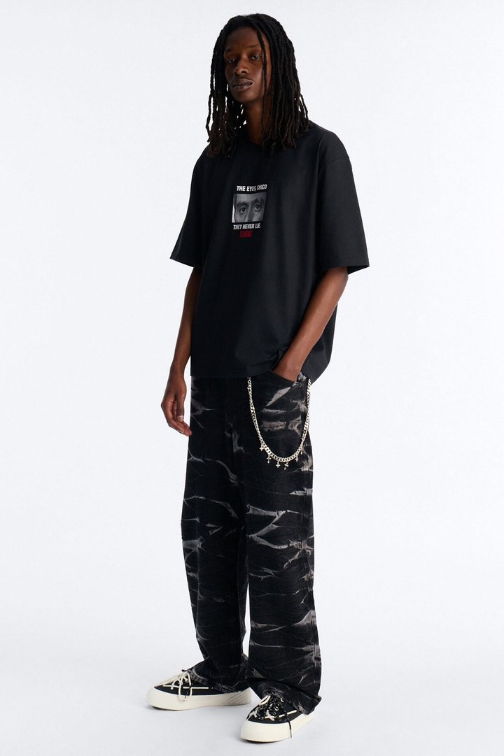 Baggy Shockwave Jean - Black Wash