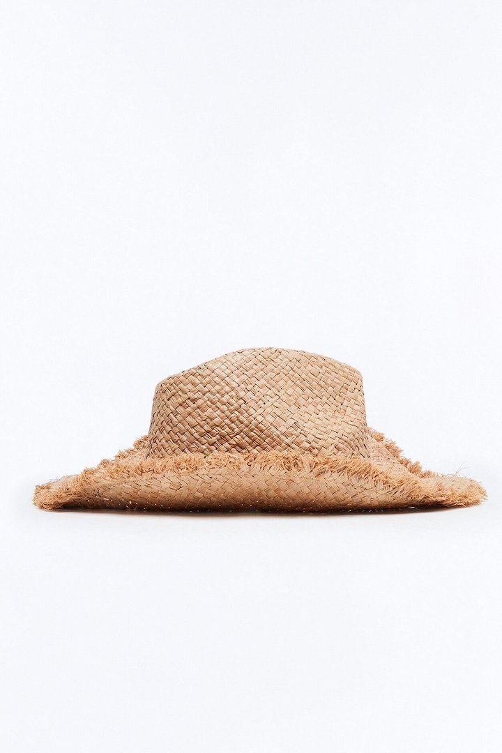 High Noon Straw Cowboy Hat - Khaki