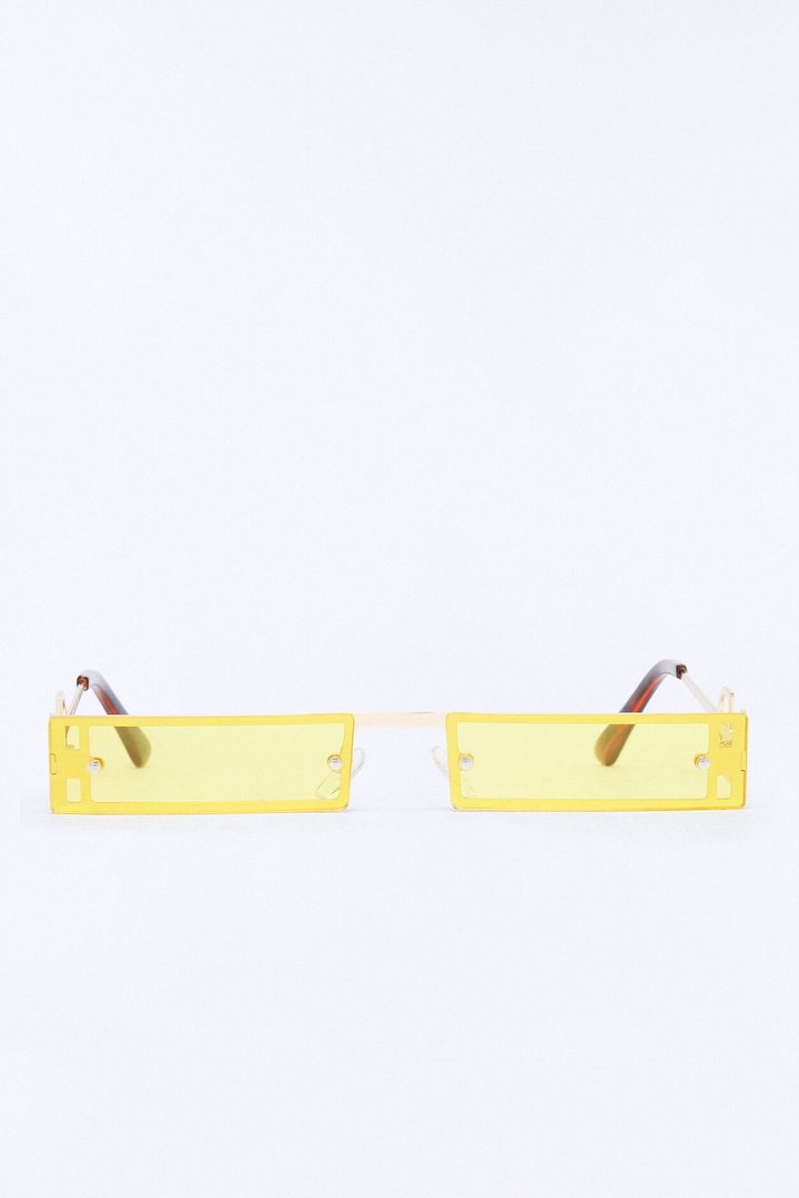 Brighten Up My Day Sunglasses - Yellow