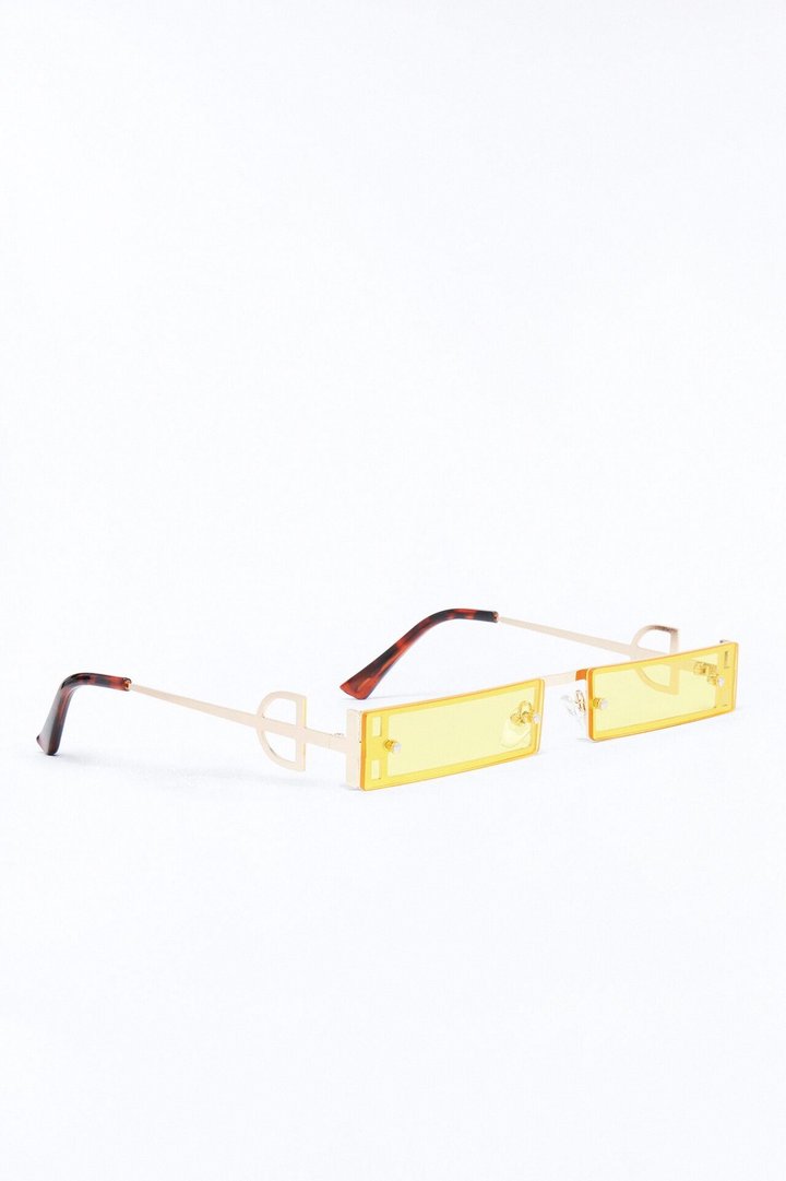 Brighten Up My Day Sunglasses - Yellow