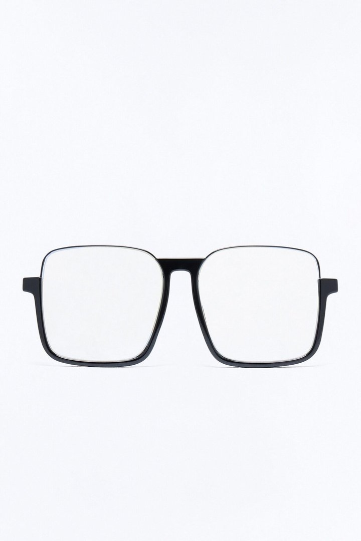 Folk Fiction Blue Light Glasses - Black