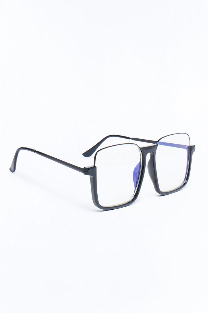 Folk Fiction Blue Light Glasses - Black