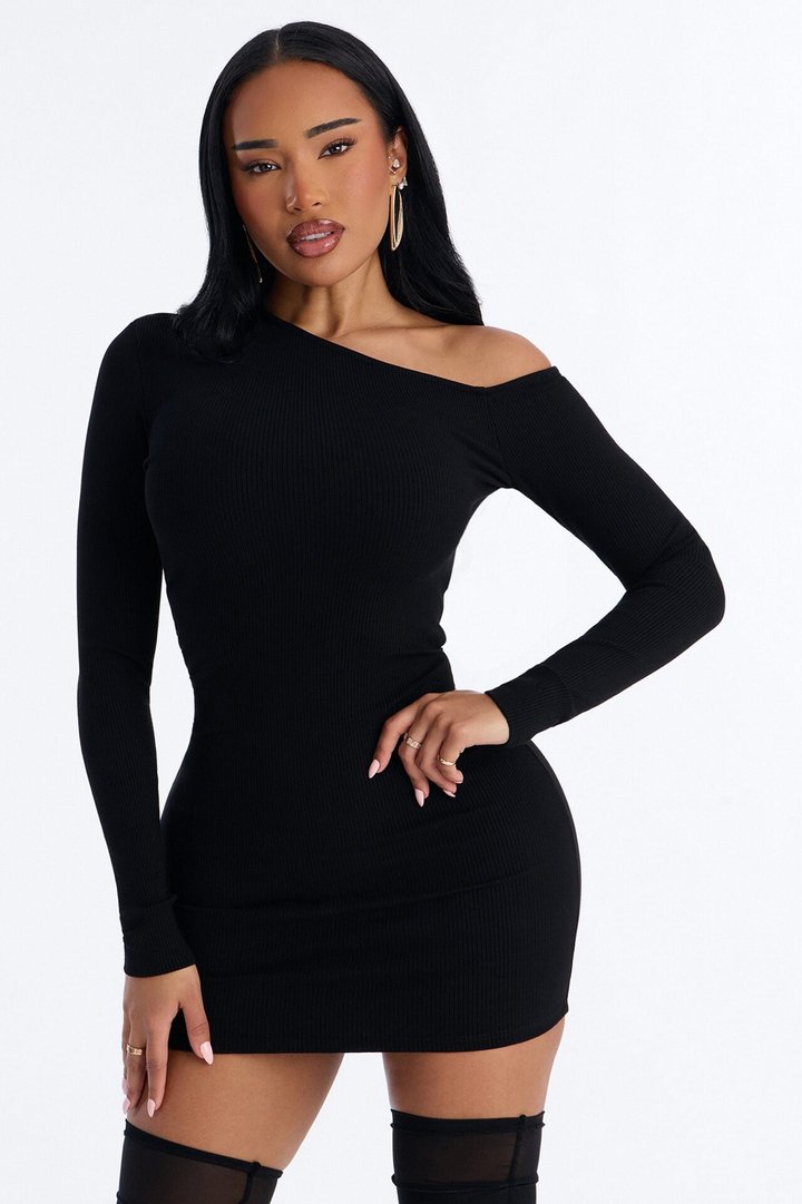 Scarlett Snatched Mini Dress Set - Black