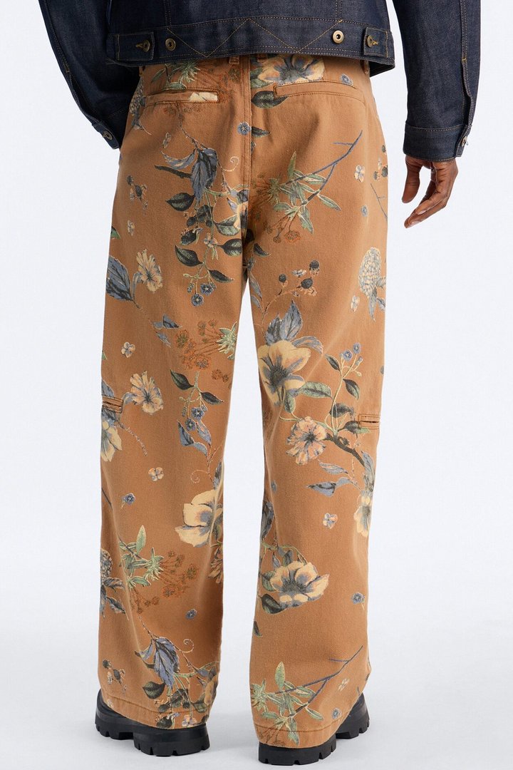 Wide Leg Destiny Flora Pant - Brown
