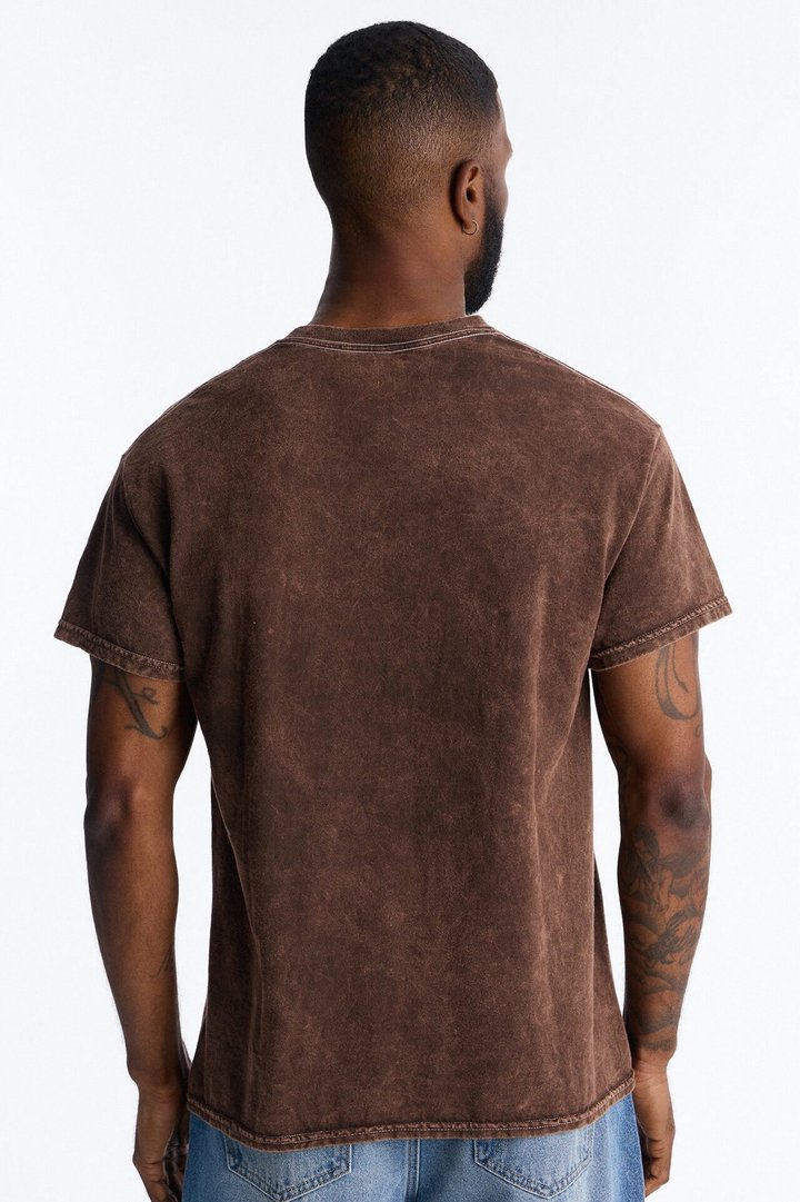 Stay Ten Toes Down Short Sleeve Tee - Chocolate