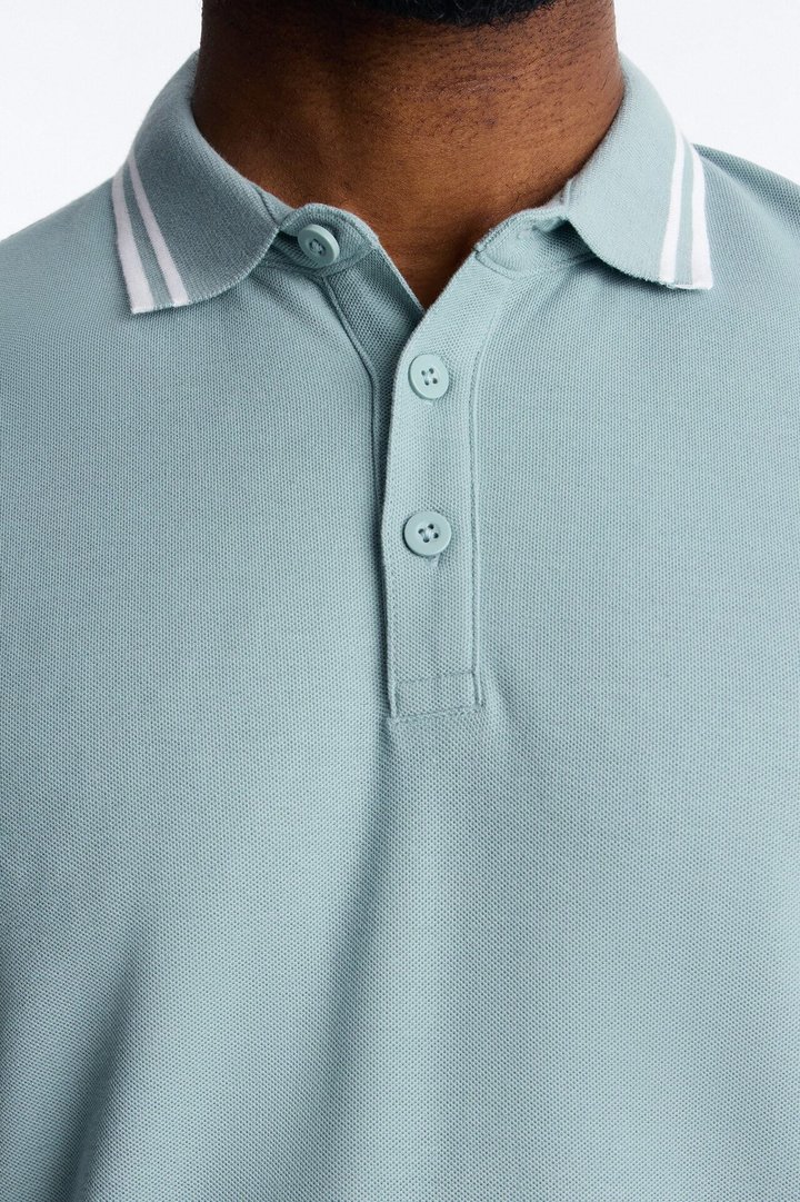 Wilson Short Sleeve Polo - Slate Blue