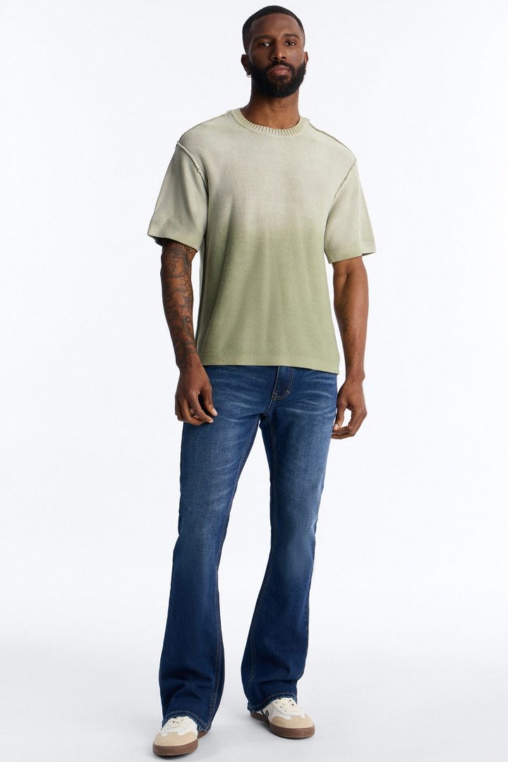 Essential Stacked Skinny Flare Stretch Jean - Dark Wash