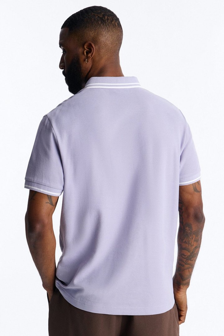 Wilson Short Sleeve Polo - Lavender