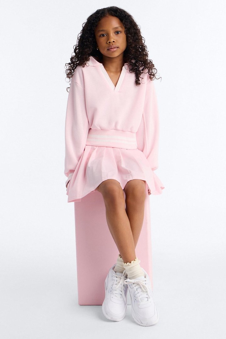 Mini Chase Your Dreams Pleated Skort Set - Pink