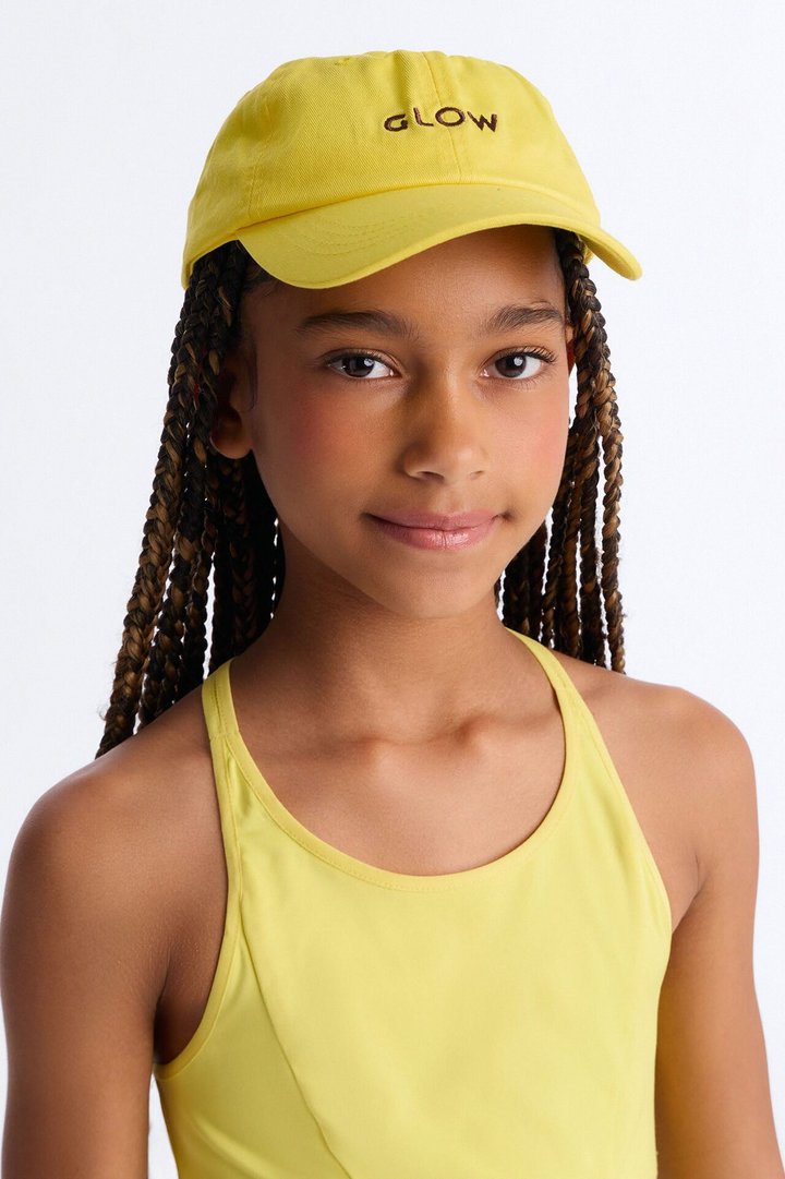 Mini Glow Baseball Cap - Yellow