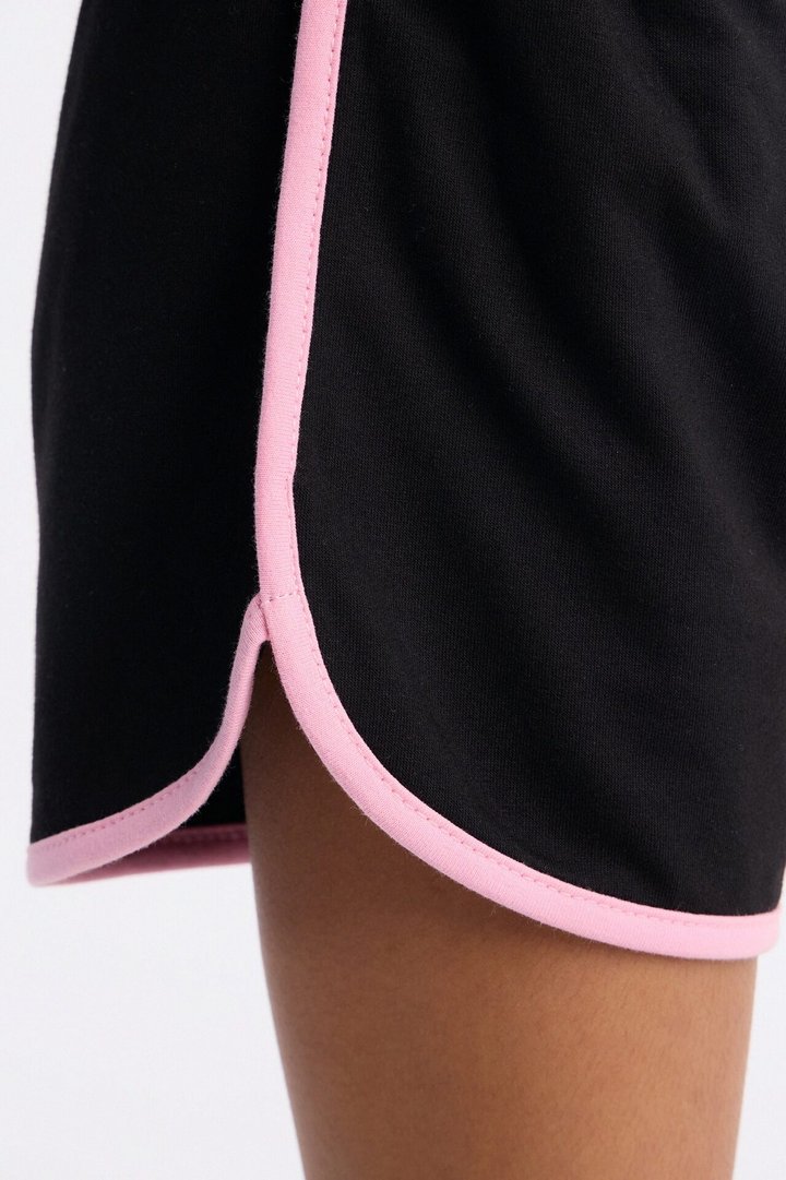 Mini Break The Rules Short Set - Black