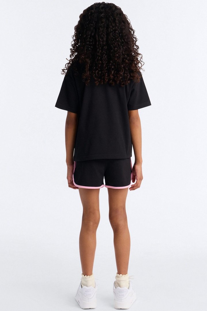 Mini Break The Rules Short Set - Black