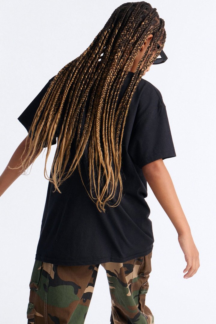 Mini Betty Boop Praying Tee - Black