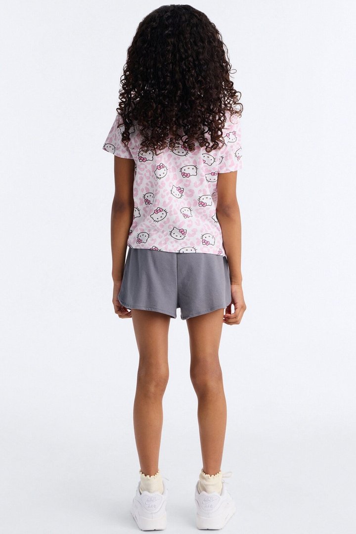 Mini Hello Kitty Express Yourself Short Set - Pink/combo