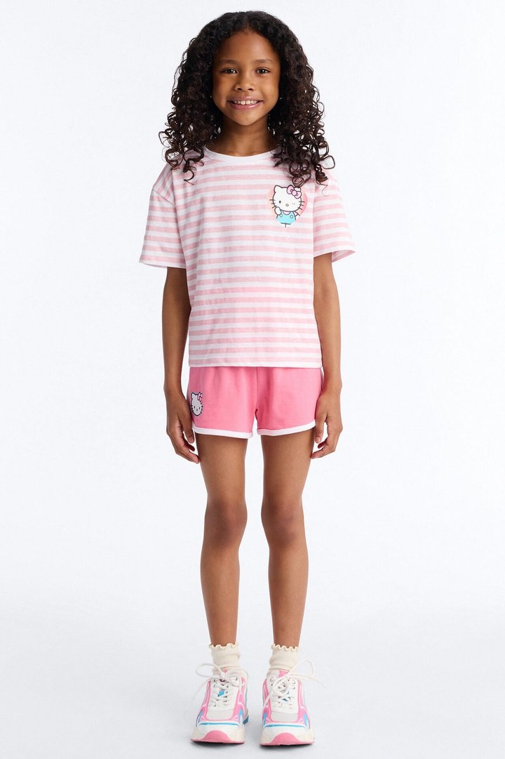 Mini Hello Kitty So Wonderful Short Set - Pink/combo