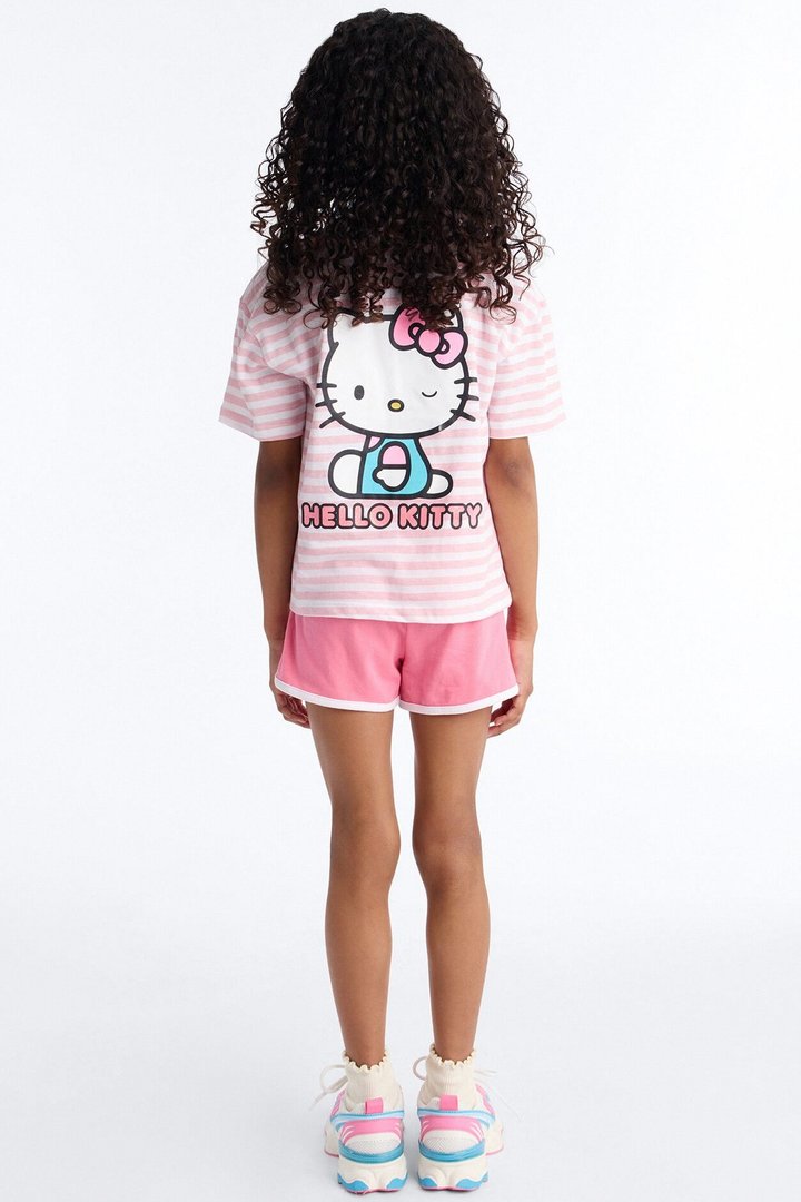 Mini Hello Kitty So Wonderful Short Set - Pink/combo