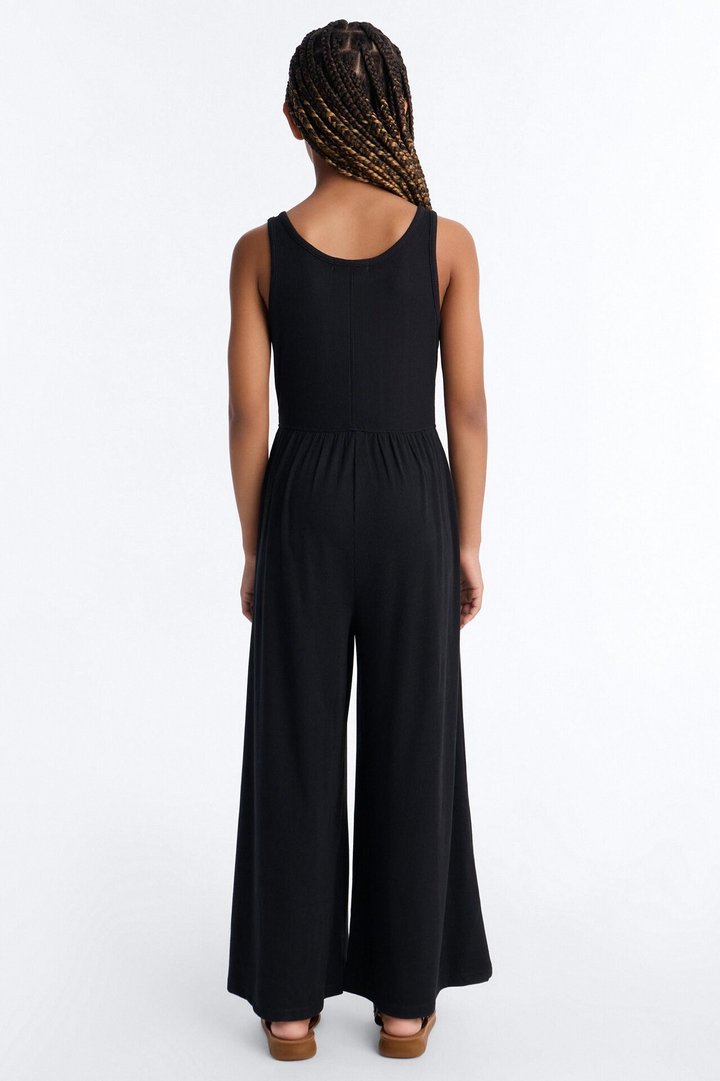 Mini Follow Your Dreams Wide Leg Jumpsuit - Black