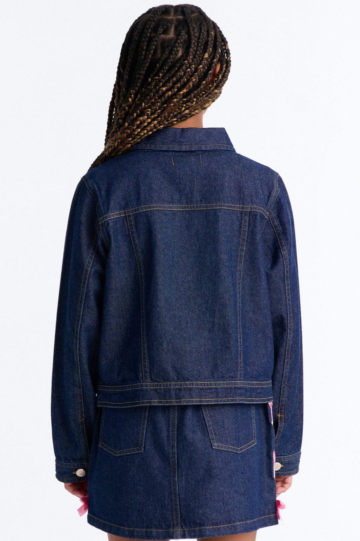 Mini Wildest Dreams Denim Jacket - Dark Wash