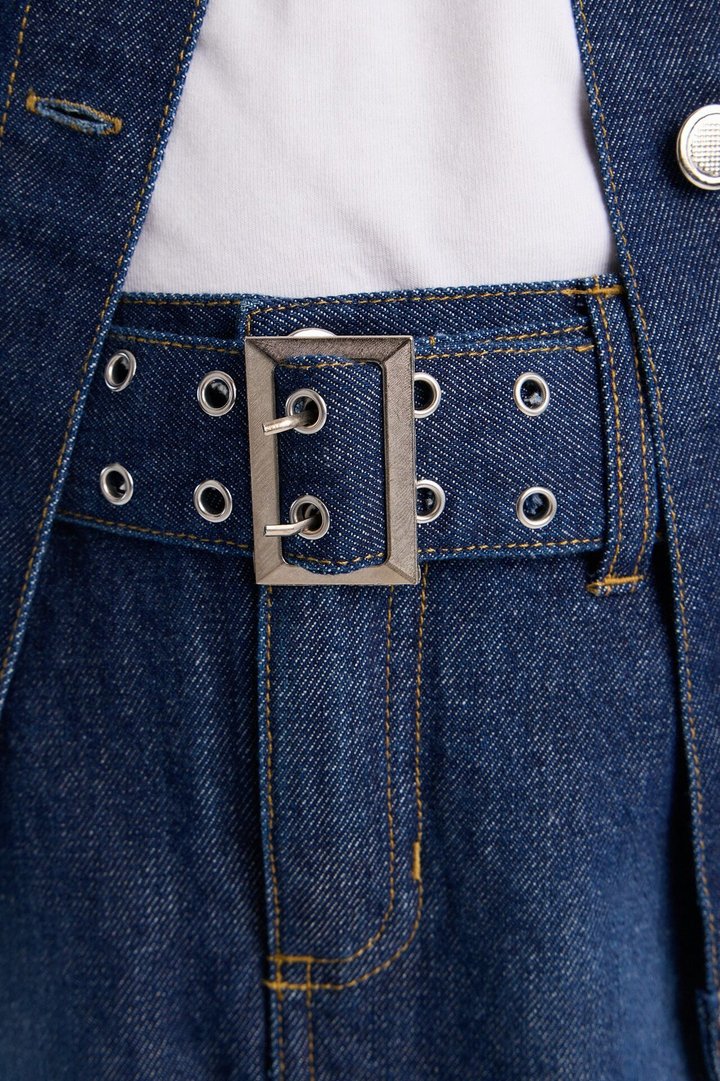 Mini Wildest Dreams Denim Skirt - Dark Wash